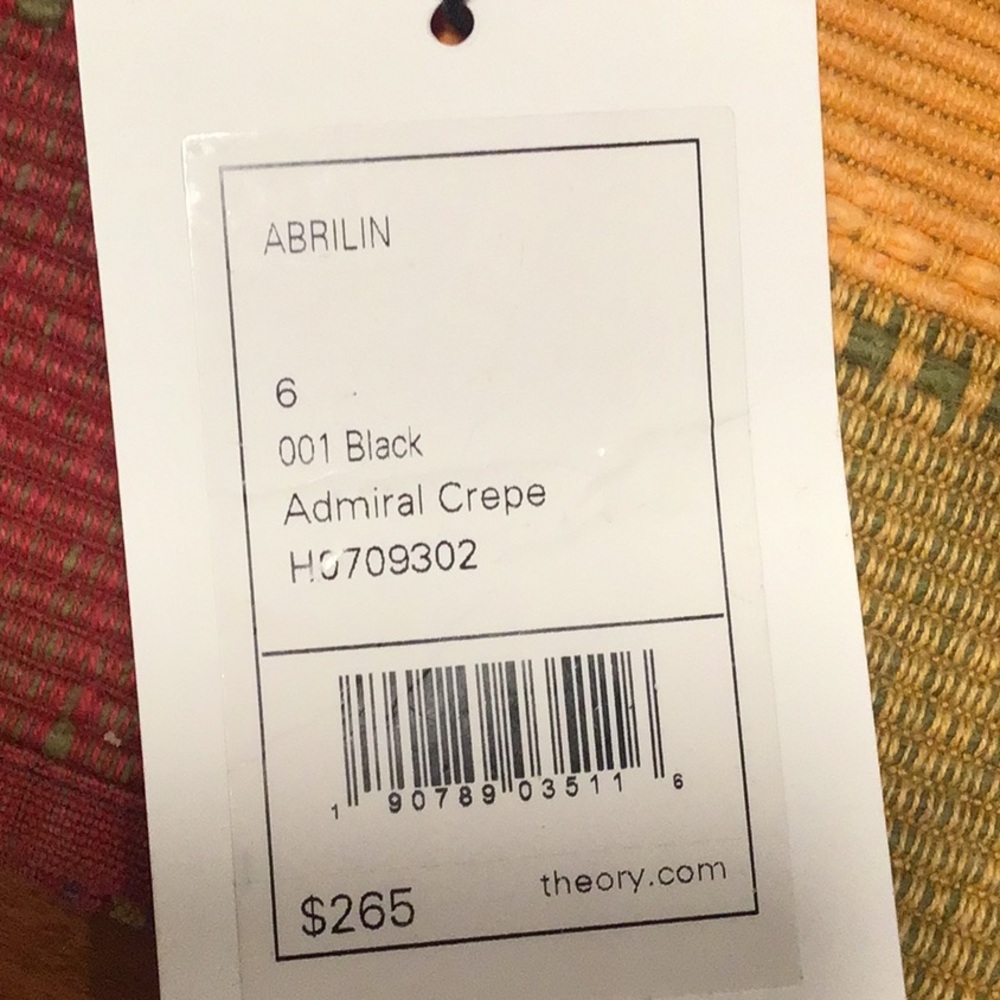 Theory Black Double Stretch Mini Abrilin Skirt-NWT made in the USA - Picture 4 of 8